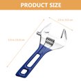 thumbnail image 4 of Wide Mouth Adjustable Wrench Spanner Short Handle Adjustable Wrench Monkey Wrench, 4 of 8