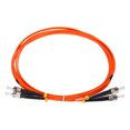 thumbnail image 1 of Unique Bargains Câble de Patch de Fibre 3 Mètres 9,8 Pi Multimode ST-ST OM1 LSZH à Fibre Optique Orange pour Émetteur-Récepteur Réseau, 1 Pcs, 1 of 6