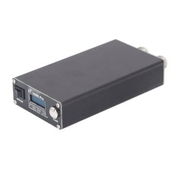 Antenna Tuner, SWR Power MeterWavemeter Compact Multifunctional 2 Adjustment Modes 100W 3.5mm Headphone Jack 6 Status Interfaces Supported  for Antenna