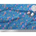 thumbnail image 2 of Soimoi Poly Georgette Tissu Feuilles & Tissu Imprimé Floral 1 Yard 42 Inch Wide, 2 of 3