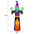thumbnail image 3 of Occasions Halloween 20 Foot Inflatable Giant Witch, 3 of 7