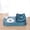 Blue, variant on Cat & Dog Bowl Set with Double Bowl and Automatic Drinking Water Dispenser for Cat and Dog Food and Water Bowls Pet Feeding Station for Cats and Dogs, 31x16.5x25 cm, Pink