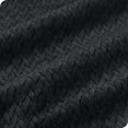 thumbnail image 3 of Bare Home Couverture Texturée en Molleton Microplush - 300 G/m2 - Microfibre Duveteuse - Douce et Moelleuse - Jeté, Noir, 3 of 6