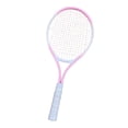 thumbnail image 1 of QualitChoice Tennis Racket Nonslip Grip High Strength Strings Nylon for Park Beach Garden Green White Pink White, 1 of 6