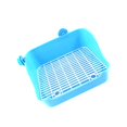 thumbnail image 1 of Rabbit Toilet Box Tray Small Pet Potty box clean Trainer Guinea Pet Litter Pan Trainer Pig Poop Tray Blue, 1 of 9