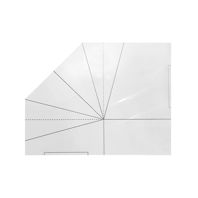 DIY Fabric Foldable Sewing Template for Handbag Quilting Patchwork Stencils Bag Making with Step-by-Step Instructions Ruler