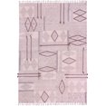 thumbnail image 1 of Casavani Flat Weave Geometric Dining Room Rug,Brown 3x10 Ft, 1 of 6