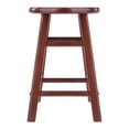 thumbnail image 2 of Element 2pc Dining Stools with Square Legs in Walnut Finish, 2 of 4