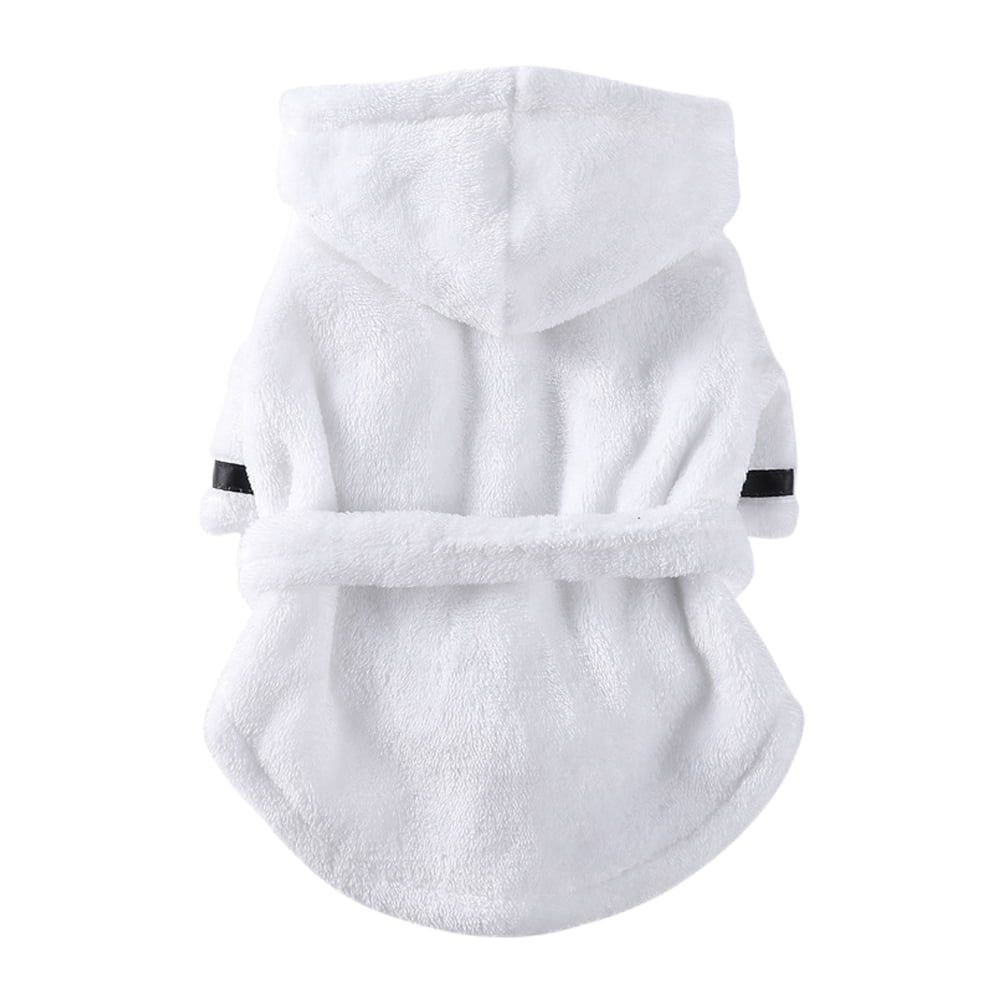 Pet Bathrobe Comfortable Dog Bath Towel Supple Dog Bath Clothes Dog Robe Pet Clothes