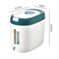 thumbnail image 2 of EGNMCR Storage Containers Airtight Rice Dispenser ，Cover Rice Bucket For Cereal Grain Flour Rice Beans Pet Food CountertopLarge Rice Storage Container With Lid,Proof Household Cereal Rice Storage, 2 of 8