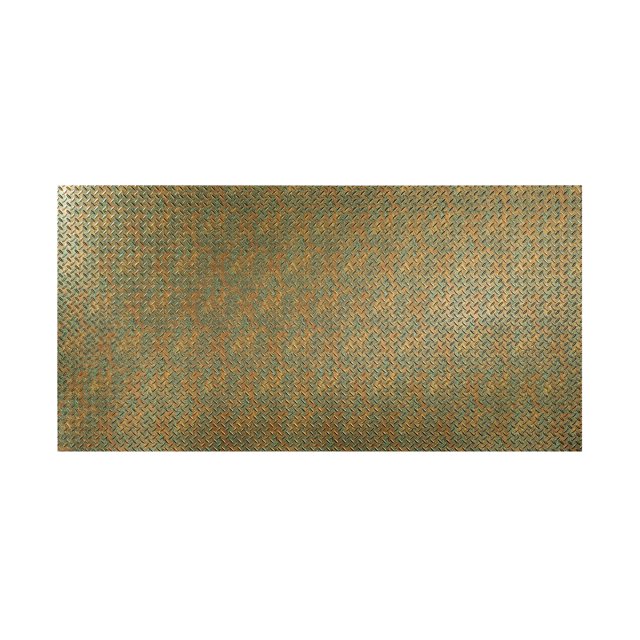 Fasade Diamond Plate Copper Fantasy Wall Panel 4' x 8'