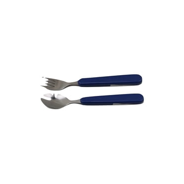 Mainstays Kids Couverts - une fourchette et une cuillère - Bleu