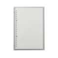 thumbnail image 1 of Yeacher Transparent A5 Refillable Notebook 20 Rings/Holes Loose Binder Flexible Waterproof PP Cover 30 Sheets Ruled Lined Paper Refillable Binder for Office Home School Students Supplies, 1 of 8