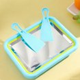 thumbnail image 4 of WUSUOWEI 1Set RolIce CreamMaker,Yogurt Instant Ice CreamMaker,Instant Gelato Pan,Roll,DIY Homemade Sorbet Instant Plate with 2 Scrapers for Fun Parent Child Activities Families,Holidays, 4 of 8