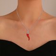 thumbnail image 1 of WIFKLSIIPG Small Pepper Color Retaining Stainless Steel Pendant Accessories Titanium Steel Jewelry Necklace, 1 of 3