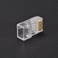 thumbnail image 4 of Unique Bargains CAT6 or CAT5e RJ45 Connector Ethernet Cable Crimp Modular Plug 8P8C Clear 100 Pieces, 4 of 5