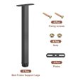 thumbnail image 3 of Unique Bargains 2 Sets Adjustable Height Bed Frame Support Legs Replacement(350mm-385mm/13.8'-15.2'), 3 of 6