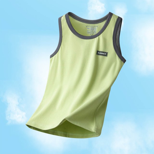 Soki Girls' Boys' Racerback Tank Top Sleeveless Vests Tops for Summer 2-17Y
