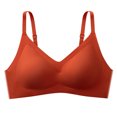 thumbnail image 1 of Sports Bra Plus Size Women Pullover Bra Feature V-Neck Strapless Bra Style W-931 Red M, 1 of 3