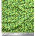 thumbnail image 1 of Soimoi polyester Crepe Fabric Diagonal Stripe,Cross Bones & Skull Decor Fabric Printed Yard 52 Inch Wide, 1 of 1
