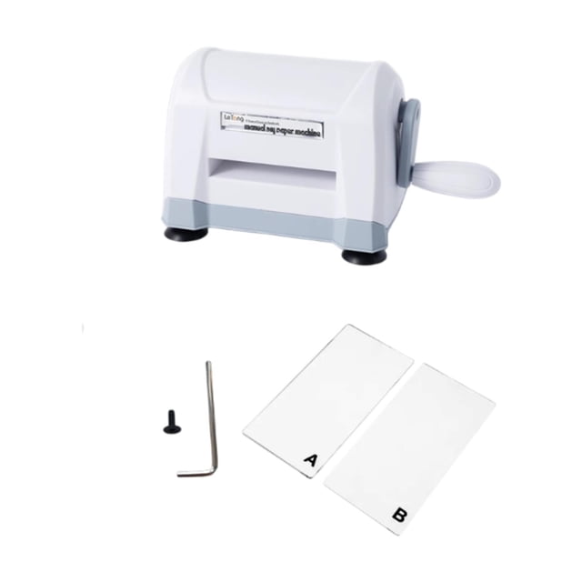 Abbracc Die Cutting Embossing Machine Arts DIY Projects for Starter Boys Girls Photo White