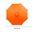 thumbnail image 2 of 78.7 Inches 6 Ribs Large Outdoor Patio Umbrella Market Table Umbrella-UV Resistant,190T Heavy-Duty Rainproof Pool Umbrella,Umbrella Replacement Canopy Replacement Top Cover (Frame Not Included), 2 of 6