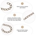 thumbnail image 3 of 500pcs Professional DIY Extender Chain Adjustable Chain for Bracelets Making, 3 of 7