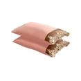 thumbnail image 3 of Sentmoon Pillow Covers 18x18 Throw Pillow Covers 18x18 Solid Color Luxurius Pillowcase Set 2-Piece Lace Cutis-Friendly Skidproof Pillowcases European Embroidered Pillow Covers, 3 of 7