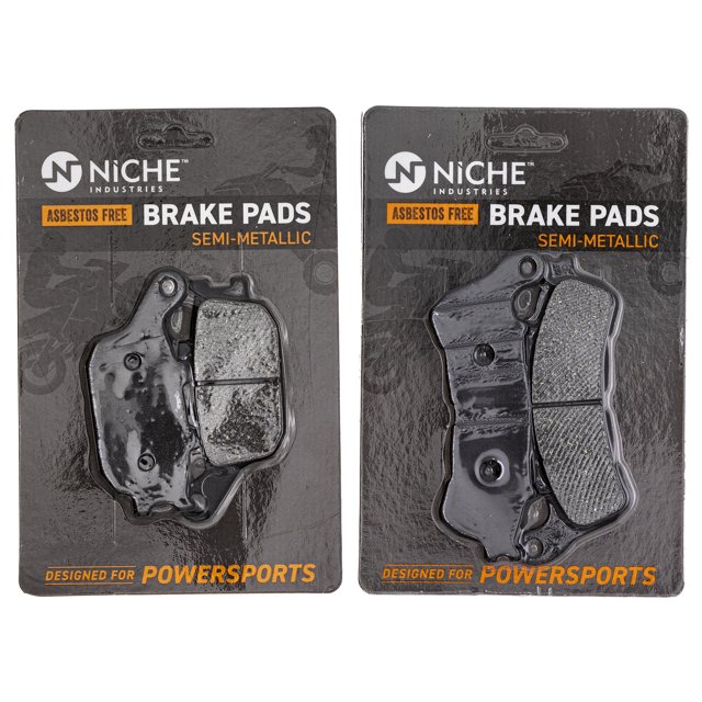 Niche Complete Semi-Metallic Brake Pad Set for Honda Fury Motorcycle MK1002476