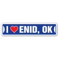 thumbnail image 1 of SignMission SSIL-Enid Ok Street Sign - I Love Enid, Oklahoma, 1 of 1
