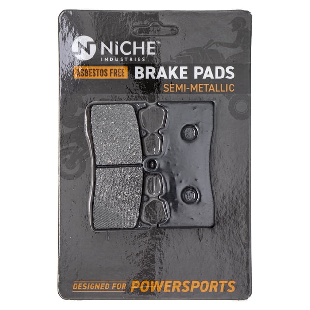 Niche Front Brake Pad Set for BMW R1150GS Semi-Metallic Motorcycle 519-KPA2420D