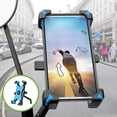 thumbnail image 2 of U-847 Blue Motorcycle Phone Rack Mirror Model With Secure Grip Non Slip Pads For Cycling Navigation Usb Charging Port Unobstructed One Handed Operation, 2 of 6