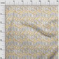thumbnail image 3 of oneOone Cotton Flex Yellow Fabric Abstract Floral Sewing Craft Projects Fabric Prints By Yard 40 Inch Wide, 3 of 5