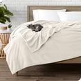 thumbnail image 2 of Bare Home Microplush Fleece Blanket - 300 GSM - Fuzzy Microfleece - Soft & Plush - Throw XL, Vanilla, 2 of 7