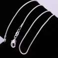 thumbnail image 1 of Collier Chaîne Serpent Plaqué Argent pour Femmes de 16 Pouces - 24 Pouces, Bijoux, 1 of 8