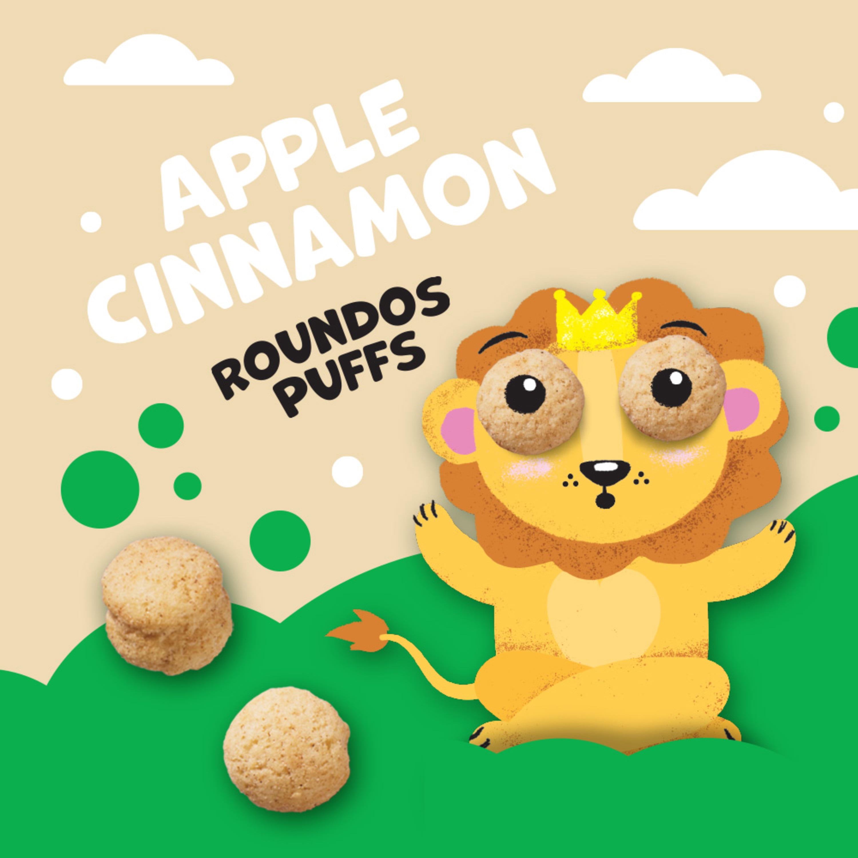 GERBER Soufflés ronds NutriP’tit, pomme et cannelle, avec quinoa de grains entiers