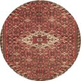 thumbnail image 1 of Ahgly Company Tapis d'Intérieur Rond Rouge Traditionnel, Rond de 4', 1 of 6