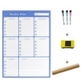 thumbnail image 1 of Bangcool Ensemble de Calendrier Tableau Blanc Magnétique 11 x 16 Po Calendrier de Réfrigérateur Planificateur Effaçable à Sec, 1 of 10