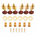 thumbnail image 1 of 3L3R Tuning Pegs Locking Tuners Machine Heads for Acoustic Electric Guitar(Gold), 1 of 12