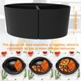 thumbnail image 2 of 3Pcs Slow Cooker Divider Liner Reusable Slow Cooker Divider Insert Heat Resistant Silicone Slow Cooker Divider for 6 QT Pot Kitchen Cooking, 2 of 8