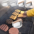 thumbnail image 1 of Vaidha Stainless Steel Meatloaf Meat Press Round Block Burger Press Kitchen Tool Meat Press Pad, 1 of 6