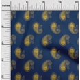 thumbnail image 1 of oneOone Tissu Polyester Lycra Tissu à Imprimé Cachemire en Blocs BTY 56 Pouces de Large, 1 of 1