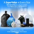 thumbnail image 3 of Reli. SuperValue 13 Gallon Trash Bags | 1000 Count Bulk | Tall Kitchen | Can Liners | Clear Multi-Use Garbage Bags, 3 of 8