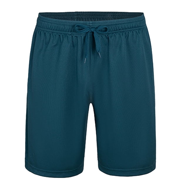 Timegard Athletic Shorts for Men Elastic Waist Breathable Lightweight Loose Solid Color Gym Shorts