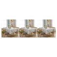thumbnail image 2 of Baohd Durable And Easy To Wash Tablecloth With Vintage Style Rectangular Table Tablecloth Cotton Dining Tablecloth Table Cover linen 100*140CM 3Set, 2 of 6