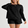 thumbnail image 2 of Ensemble de Sweat-Shirt et Short Assortis pour Pyjama Femme, 2 of 9