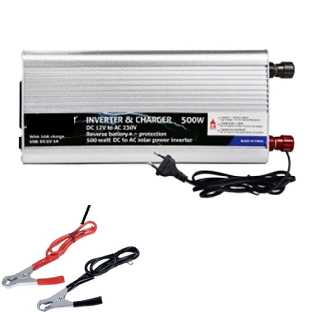 Inverter 12v Hybrid Solar Power Inverter Charger Voltage Transformer USB 500W 1000W 2000W Converter Adapter Home