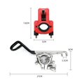 thumbnail image 2 of Stainless Steel Rail Mounted Clamp for Boat Adjustable Boat Fishing Rod Bracket, 2 of 12
