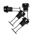 thumbnail image 1 of Ruiboury 8pcs Plastic Wide Compatibility Yacht Drain Plug Easy To Install Durable Reliable Marine Drain Plug black 1Set, 1 of 6