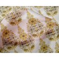 thumbnail image 4 of oneOone Silk Tabby Fabric Floral & Paisley Block Printed Fabric 1 Yard 42 Inch Wide, 4 of 4